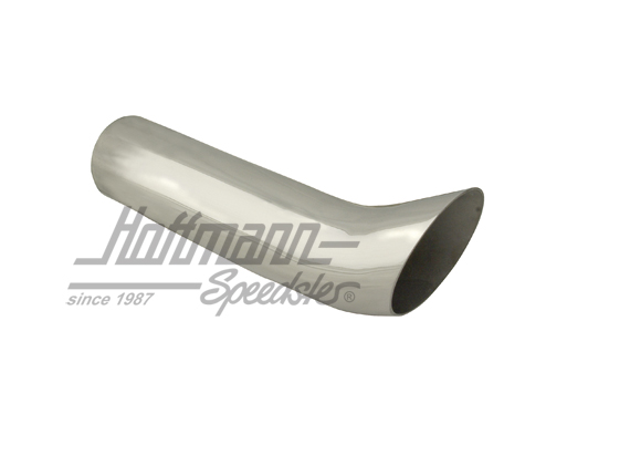 Exhaust tail pipe, polished, 70 mm | TU 250 000 | 120-6270