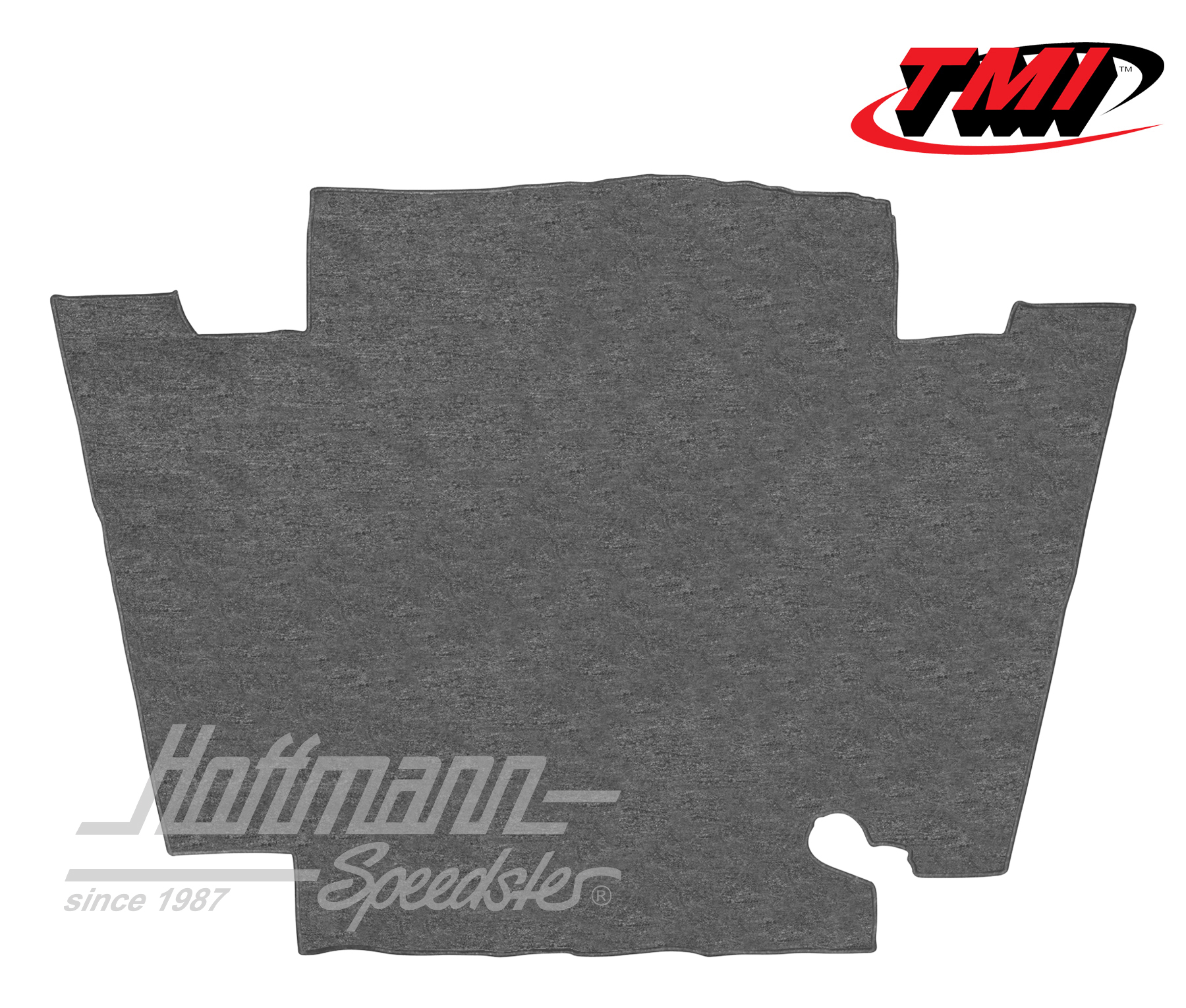 Trunk carpet kit, Karmann Ghia, 59-67, black | 34-T1557-301 | 066-0054-10