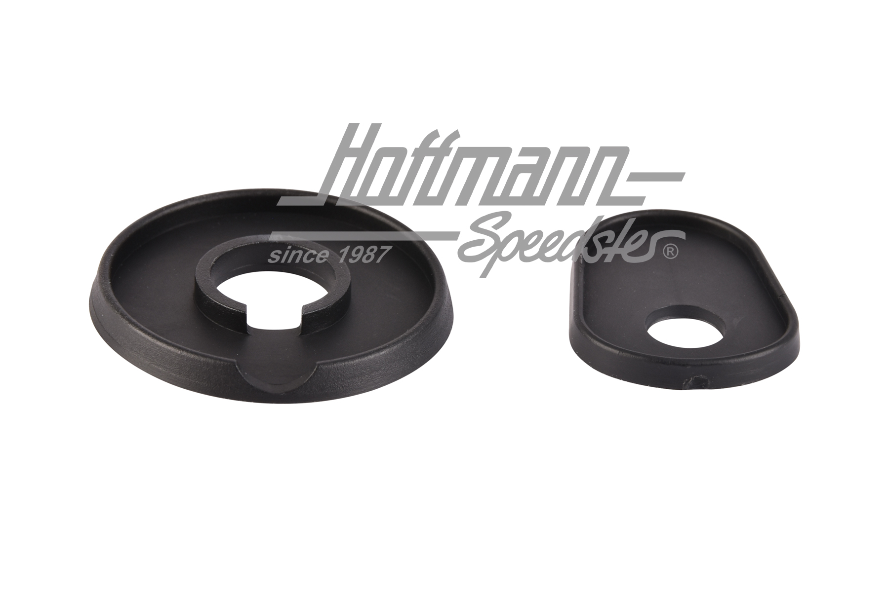 Seals, front hood handle, 3.53-7.67, black                                                          