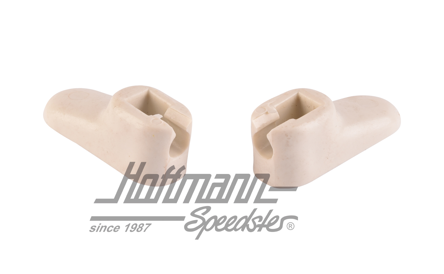 Sun visor clips, Type 3, 4.61-7.67, white | 311 857 561 A | 069-8710-04