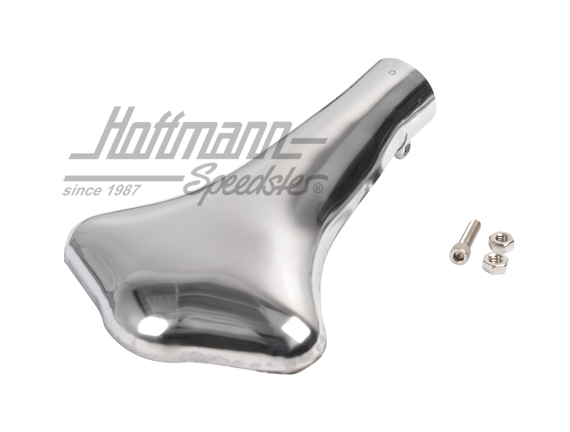 Exhaust trim, shark tail, stainless steel | 3363 | 020-3407-62