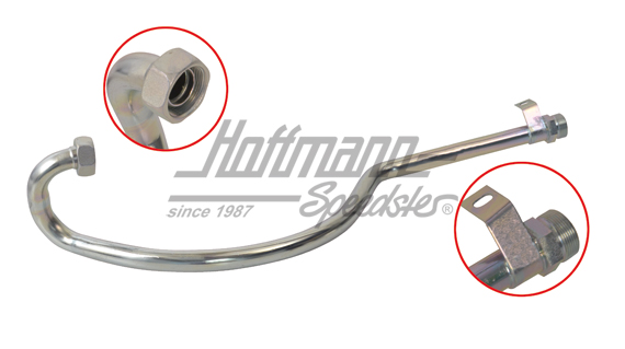 Oil line, at engine (metal), 911, 74-75 | 911 107 739 10 | 530-0539