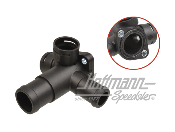 Water flange, Diesel, Golf / Bus Syncro | 068 121 132 | 308-4000-18