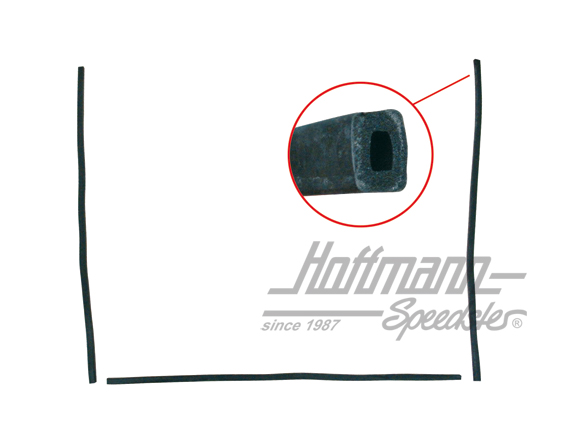 Hatchback seal, Bus T1, 3.55-7.63, Top Quality | 211 829 193 | 089-0379