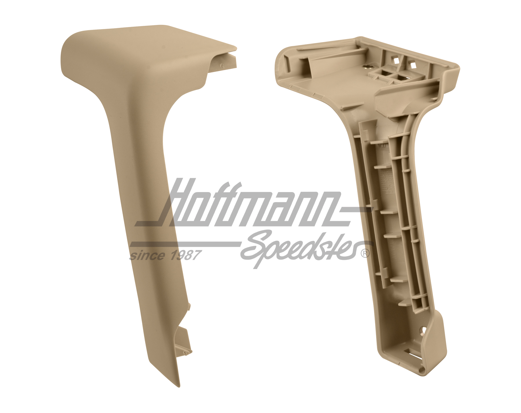 Door handle, inner, front, light beige, right                                                       