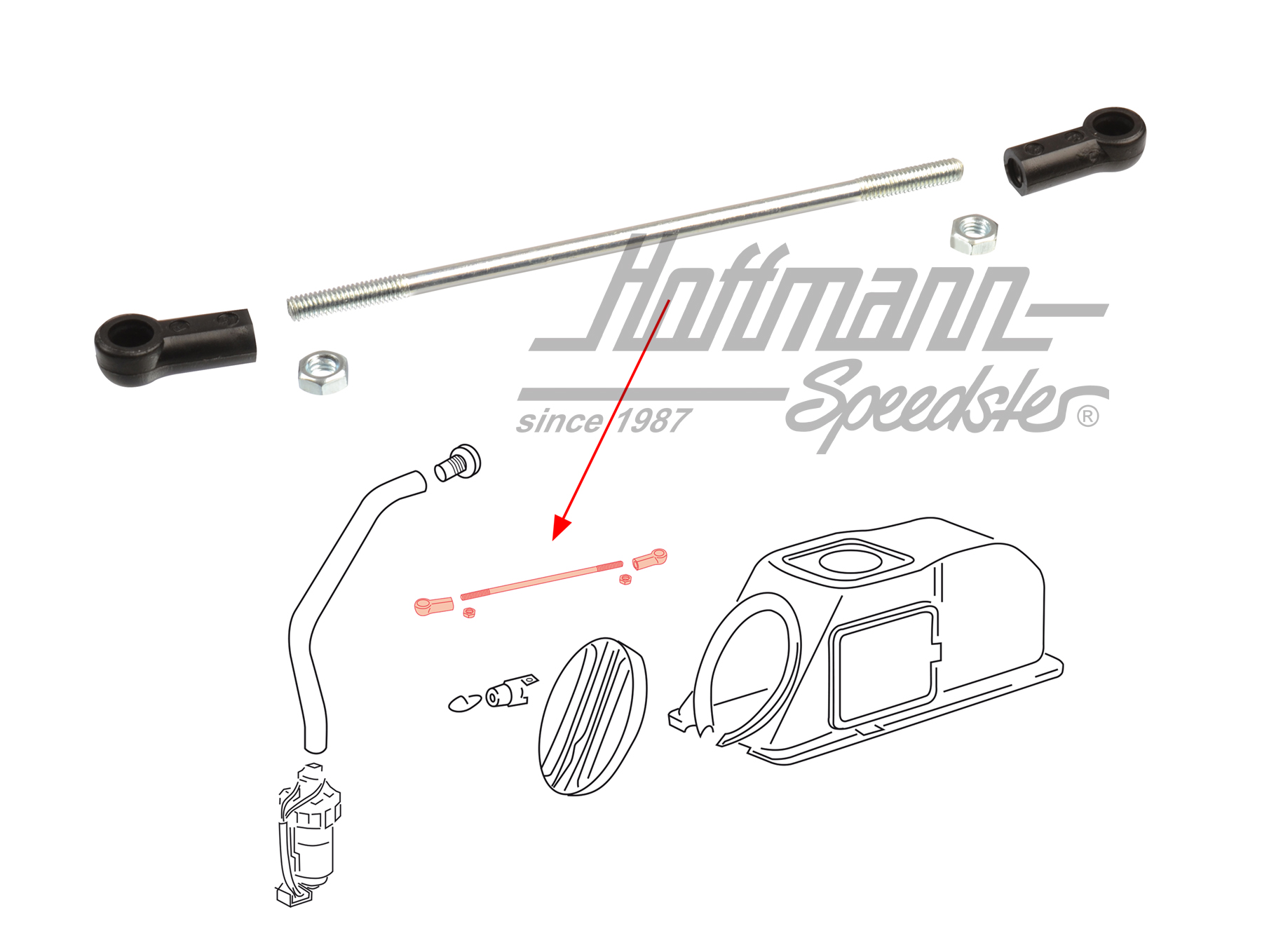 Connecting rod, Porsche 911, 87-89                                                                  