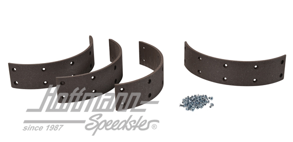 Brake-lining set, front, 63-70 | 211 698 133 A | 089-2900