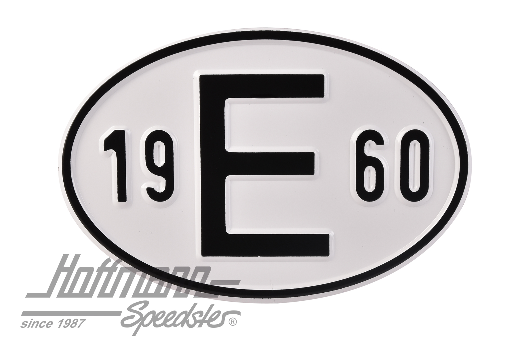 Nationality plate "E", alu, with year 1960 |  | 020-2403-60