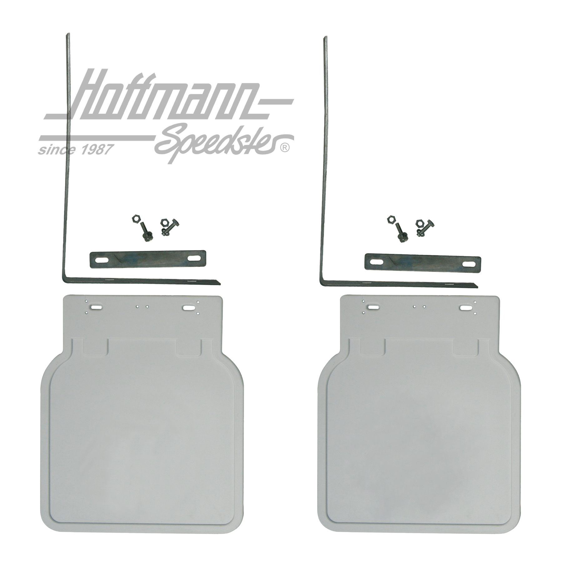 Mud flaps, white | 111 821 805 WHB | 020-5250-04