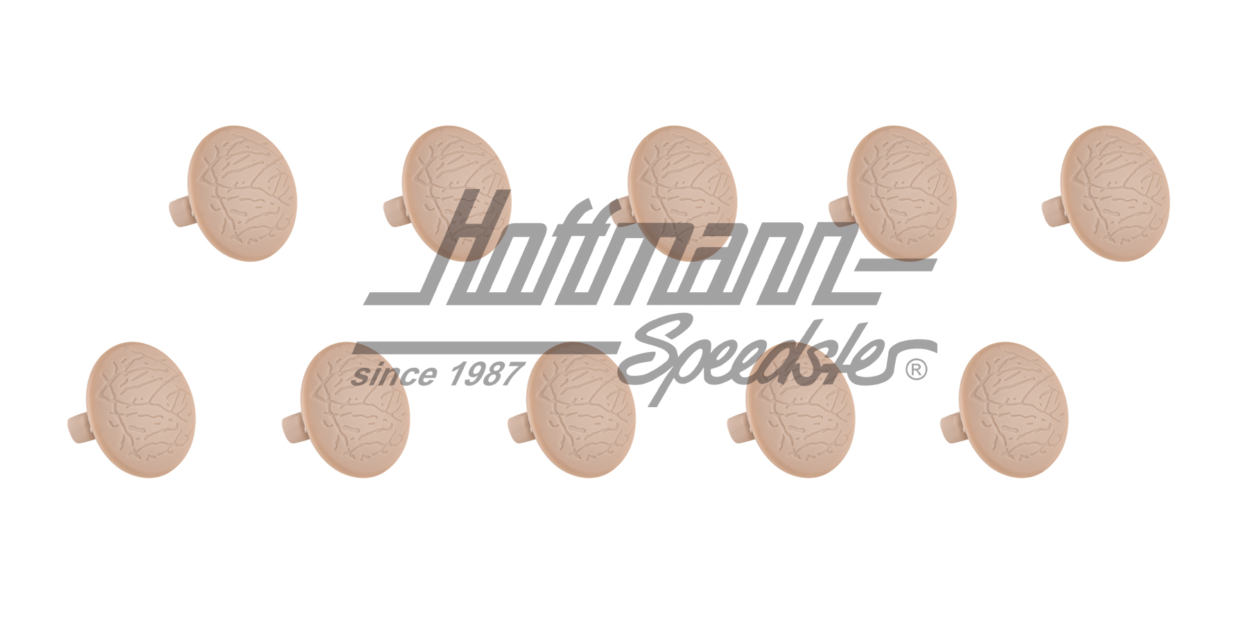 Clips, trim panels, Bus T3, dark beige | 251 867 299 | 360-1551-28