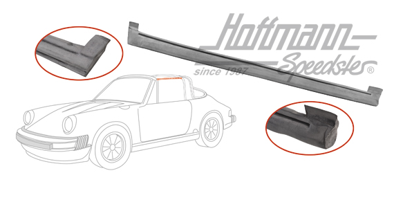 Seal, Targa roof, 65-69, left | 901 565 275 40 | 515-0120-01