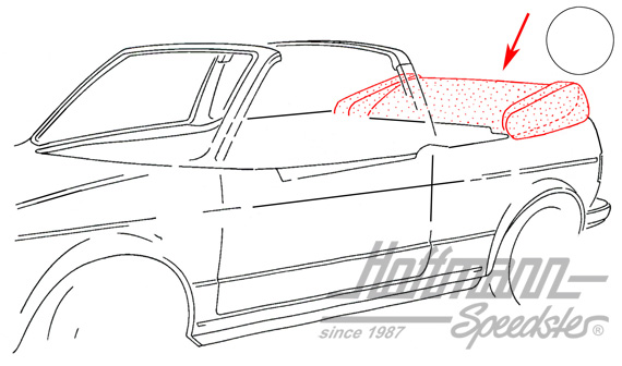 Dust cover, 1.79-7.81, leatherette, white |  | 180-4920-50