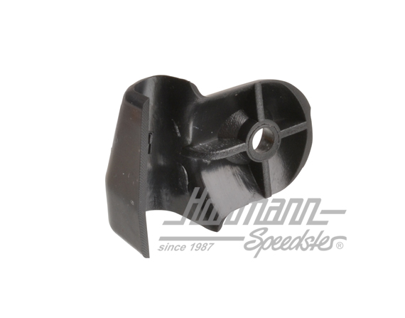 Cover, seat box, black, left                                                                        