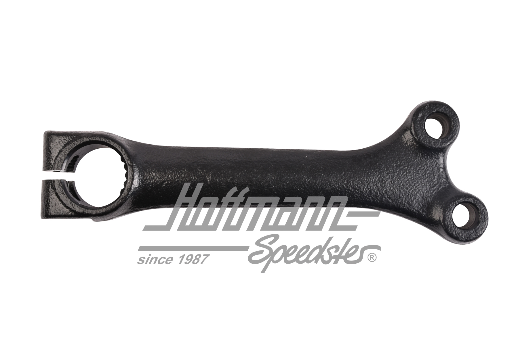 Steering lever, 12.47-7.65, without stop, black                                                     