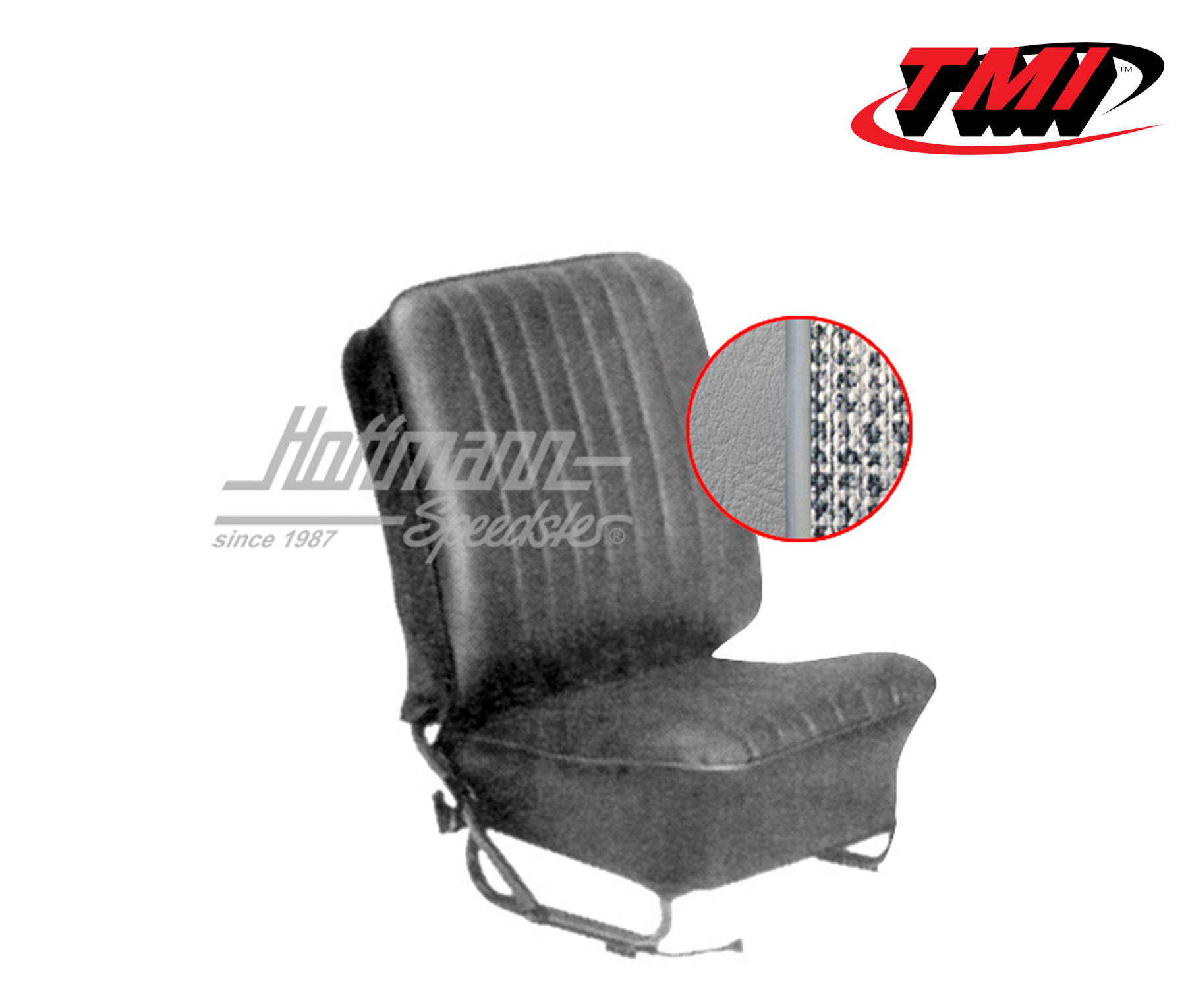 Seat upholstery, Sedan, 8.57-7.64, Mesh, grey | 43-1123-16-334 | 055-5635-15