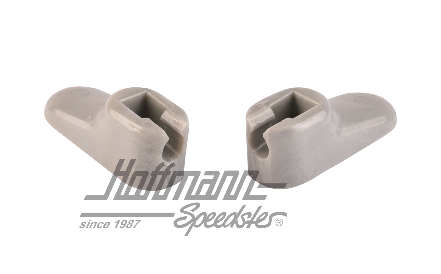 Sun visor clips, Type 3, 4.61-7.67, grey | 311 857 561 A | 069-8710-08