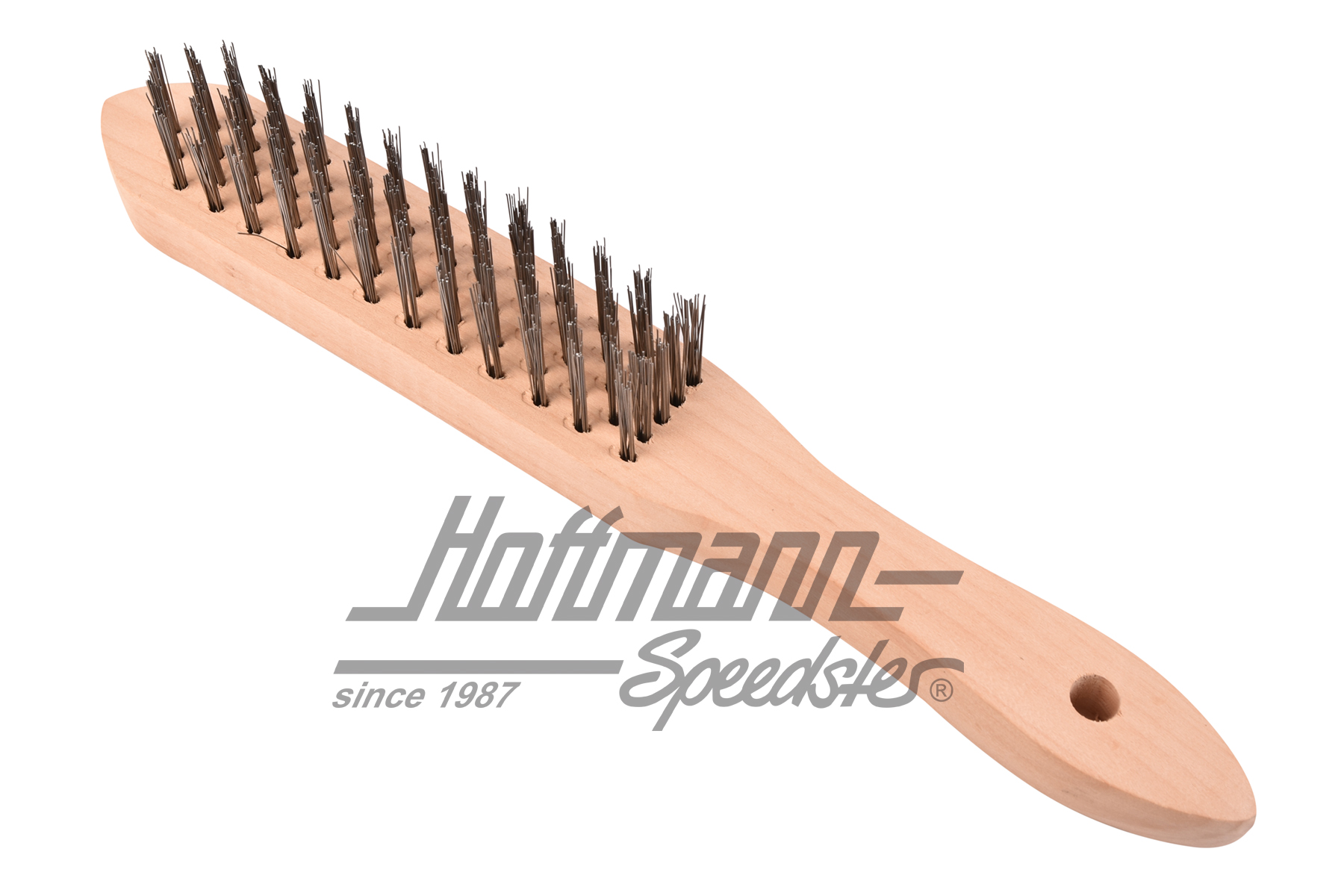 Hand brush, steel wire, 5 rows |  | 027-0750