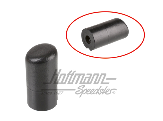 Knob, hand-brake lever, 964/993, black                                                              