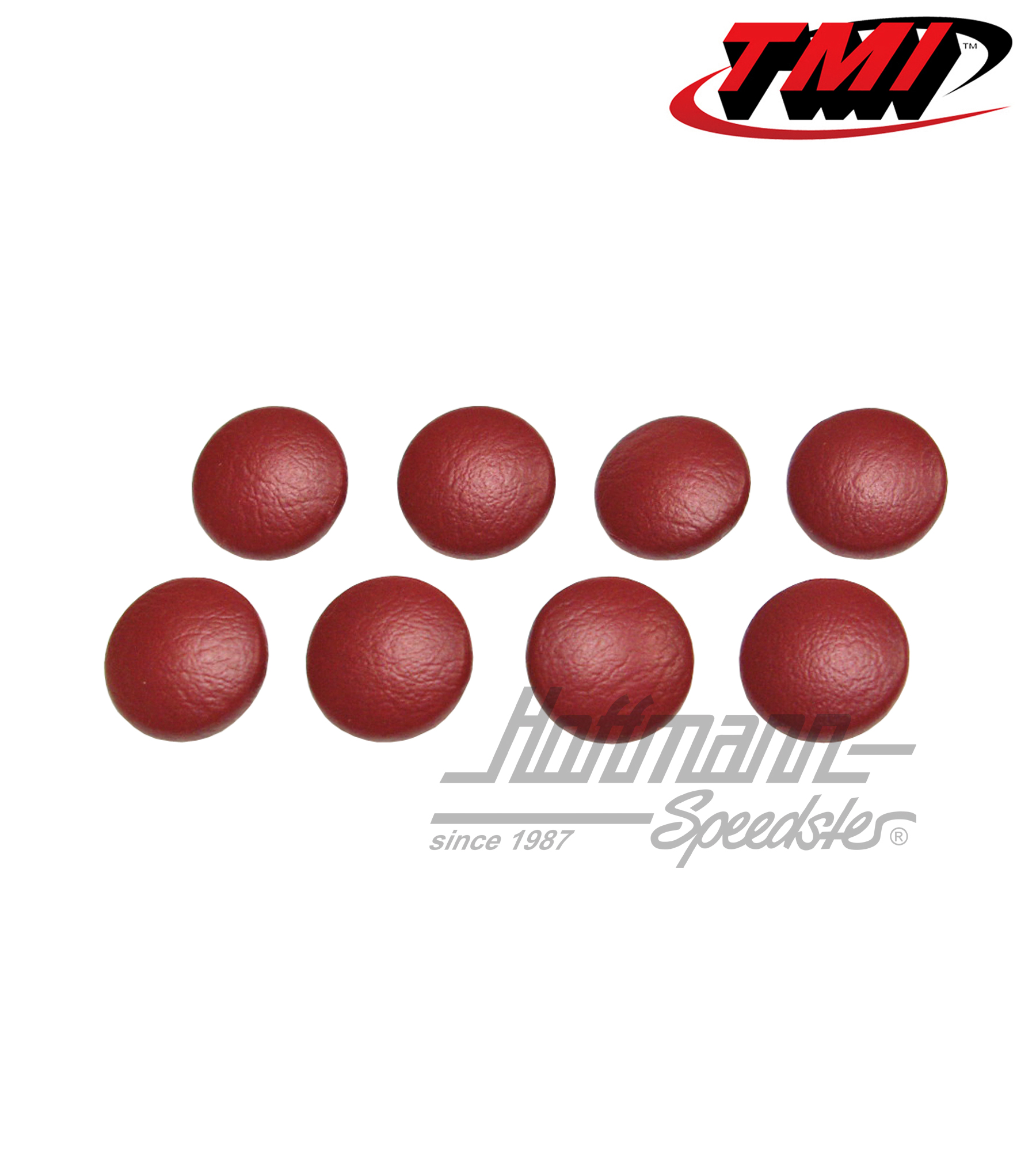 Padding knobs, red, set of 8 pieces | 43-4414-17 | 055-7072