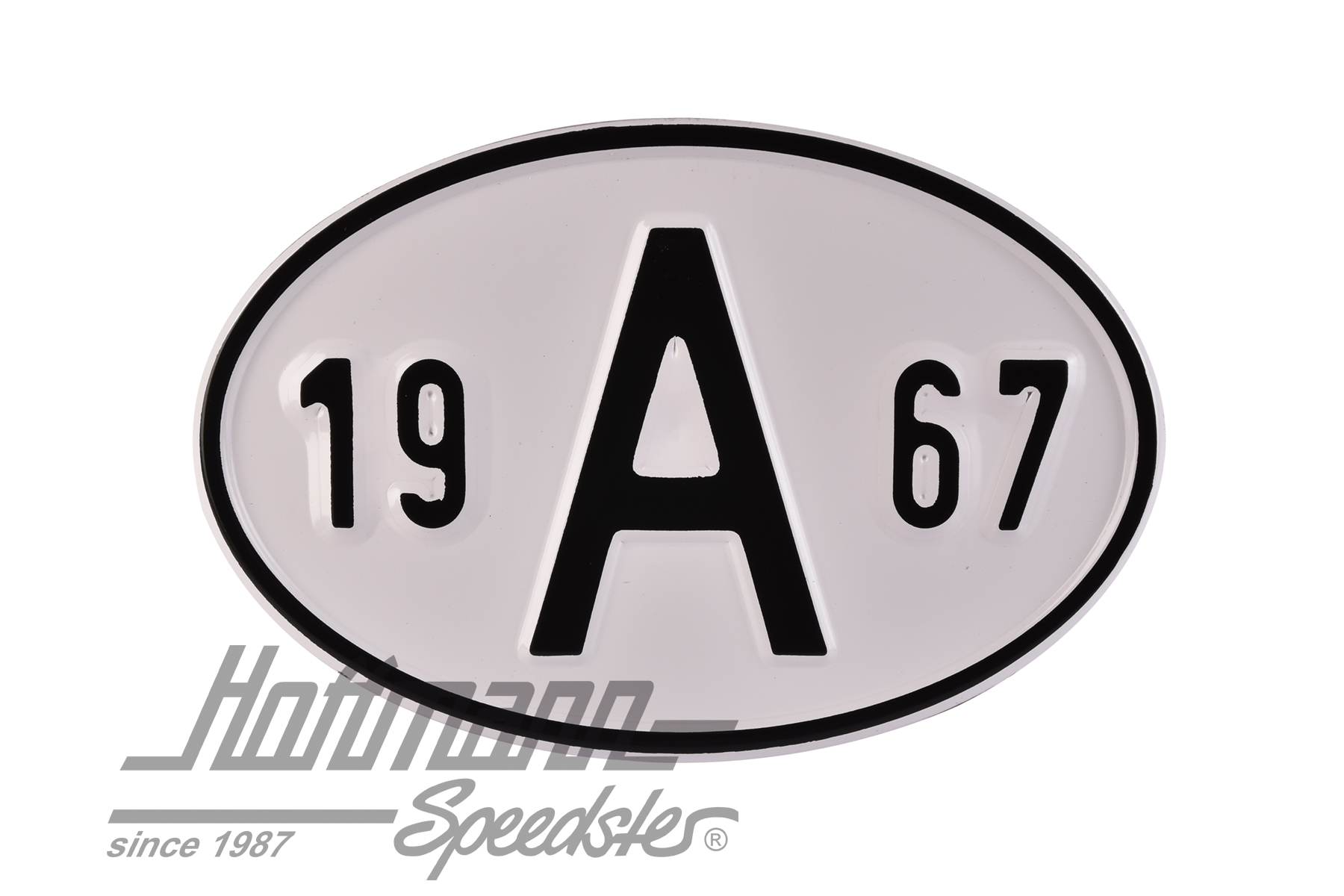 Nationality plate "A", alu, with year 1967 |  | 020-2398-67
