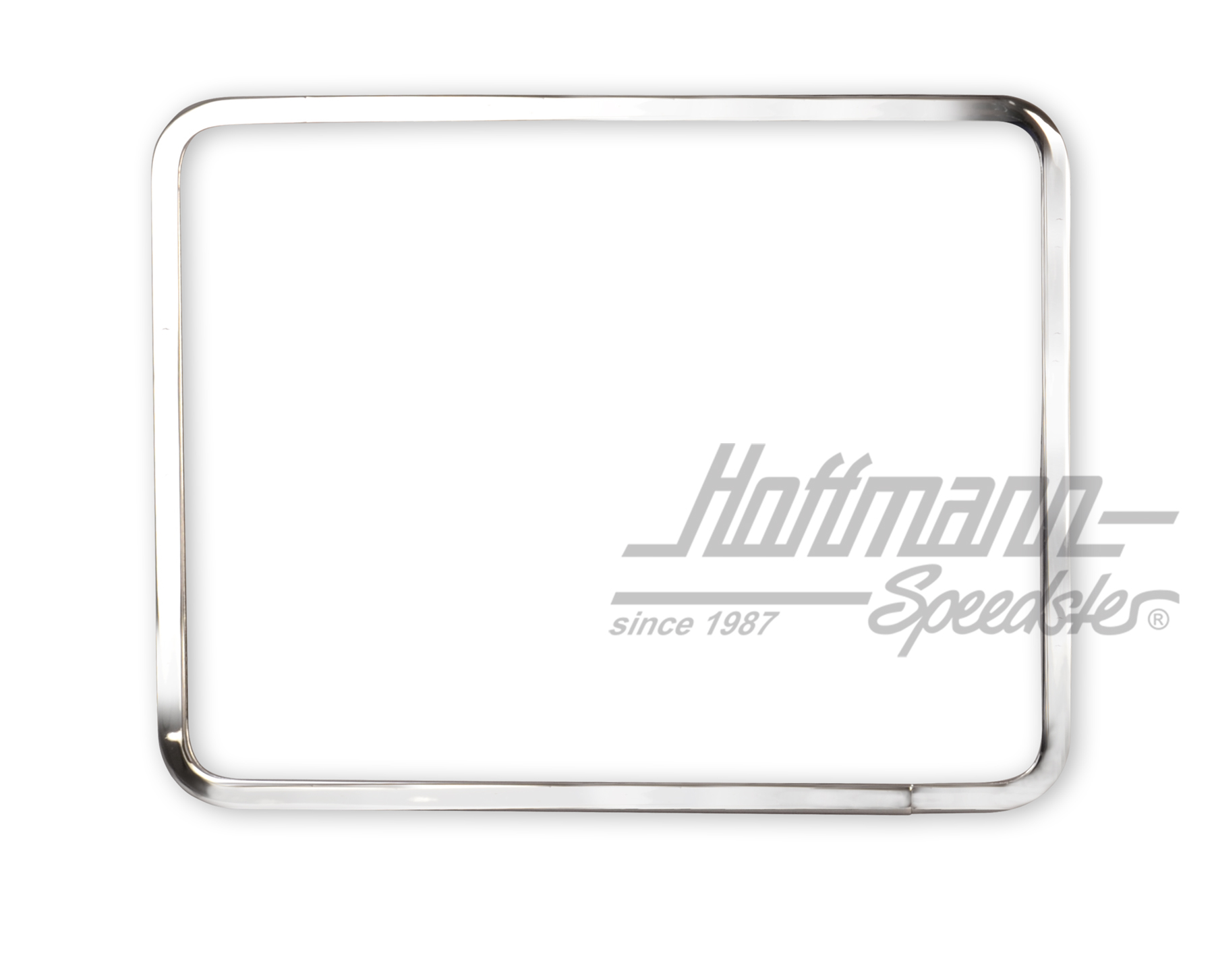 Pop-out window set, clear, rear, chromed                                                            