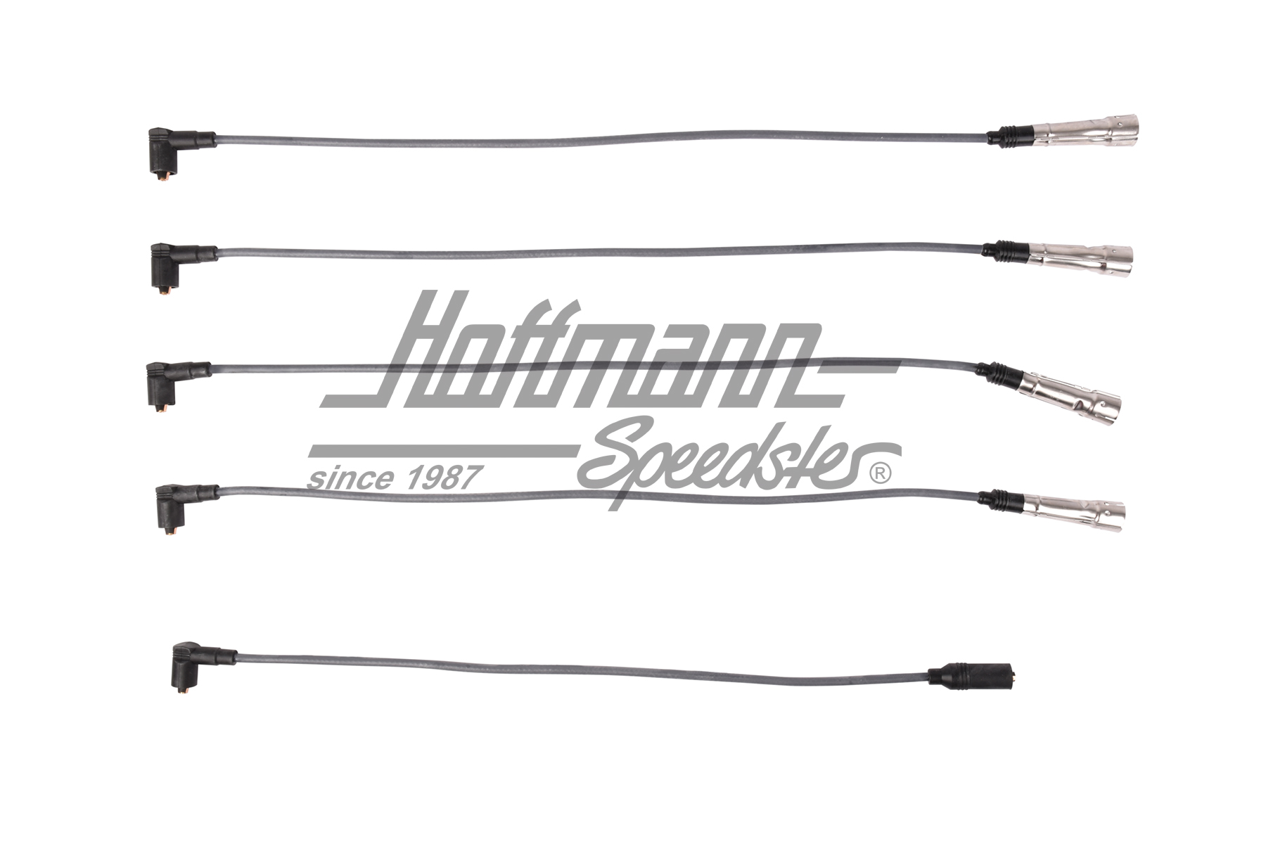 Ignition wire set, black, Golf 1, Top Quality | 056 998 031 A | 190-1105-10