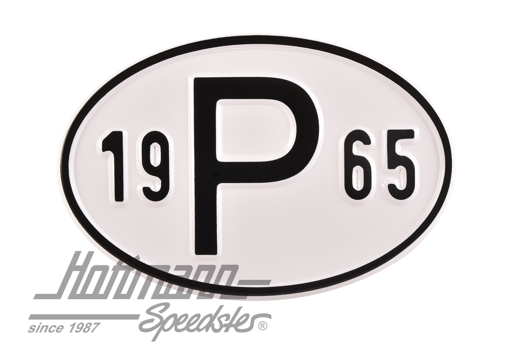 Nationality plate, alu, "P", with year 1965 |  | 020-2405-65