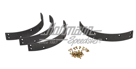 Brake-lining set, front 47-57, rear 47-67 | 111 698 051 | 020-4046