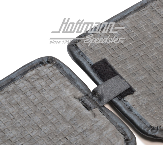 Floor mat, coco, .65-.67, red/black                                                                 