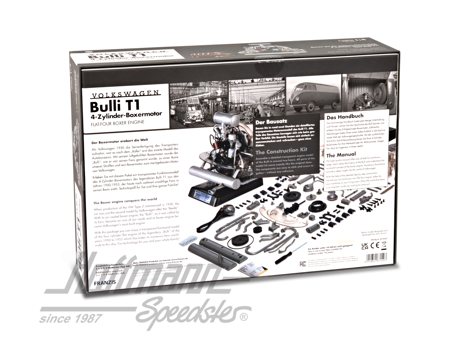 VW Bulli T1 engine, Model kit                                                                       
