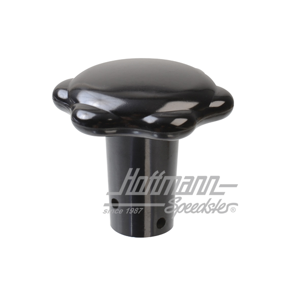 Heater control turn knob, 356 A/B, black | 695 424 791 00 | 510-7010-10