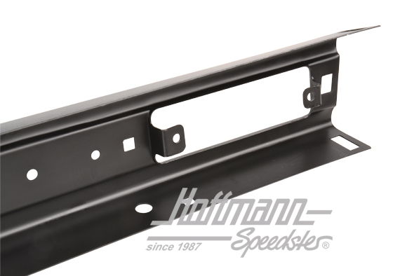 Bumper, front, black, Golf 1                                                                        