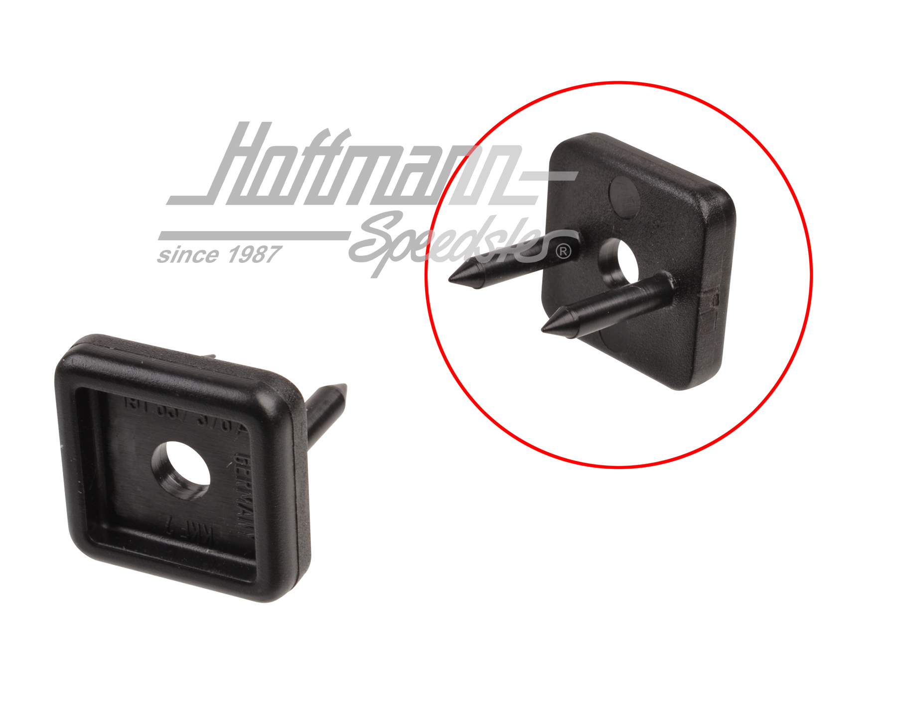 Clip, cover, dashboard, Golf 2 | 191 857 376 A | 208-1516-08