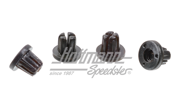 Retaining clip, emblem (4 pieces), Bus T1                                                           