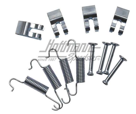 Attachment kit, brake shoes, rear, 74-78, 180mm | --- --- --- | 160-3600-10
