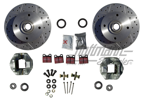 Inner ventilated brake kit, perforated / louvered, 4-holes/130mm | BA KER 33 VA | 020-3903