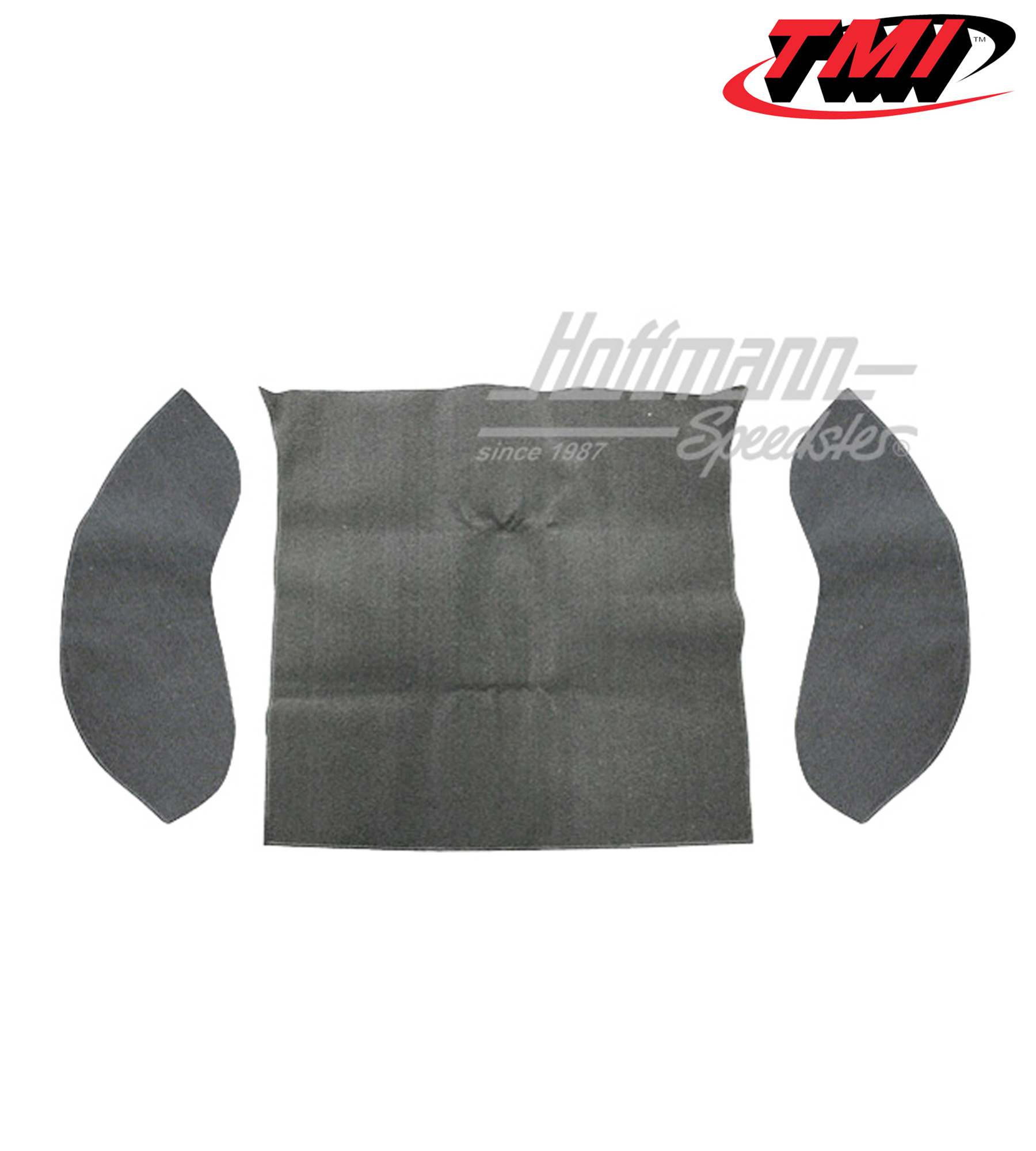 Rear well carpet kit, Sedan, grey, 8.53-7.57 | 34-R1100-407 | 020-5345-05