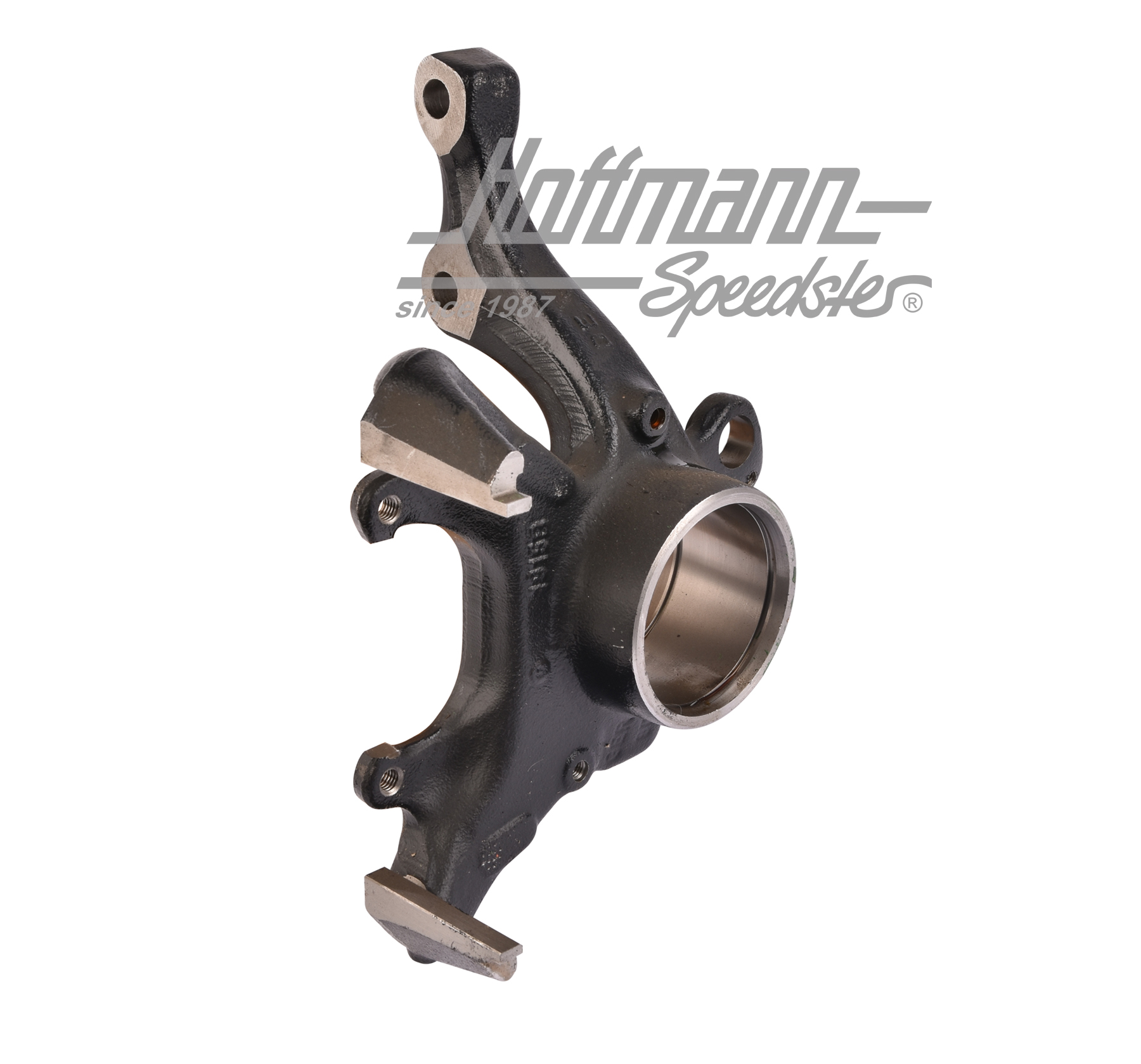 Steering knuckle, wheel bearing housing, Golf 2, left | 191 407 255 B | 204-1011