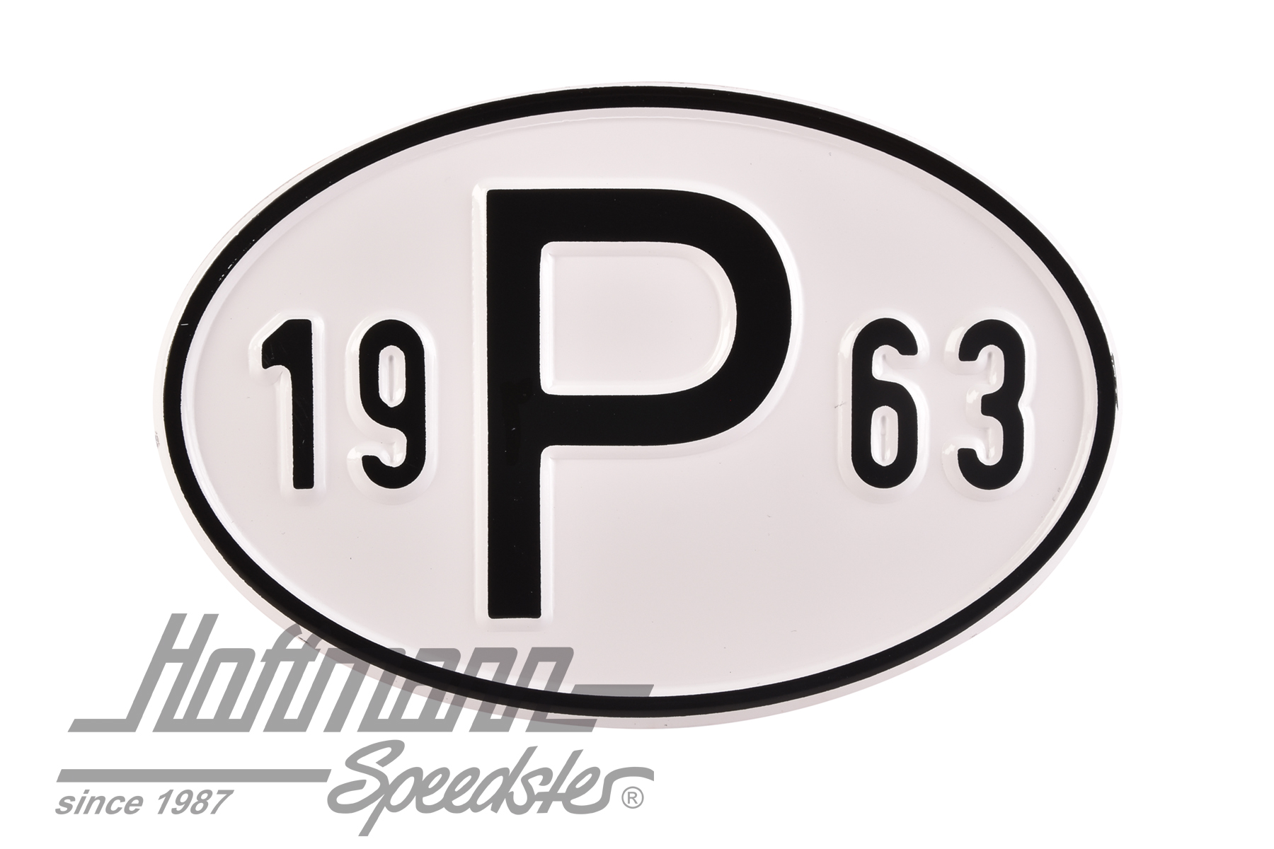 Nationality plate, alu, "P", with year 1963 |  | 020-2405-63