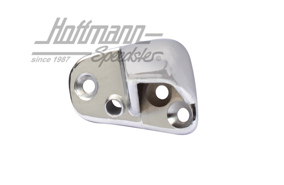 Convertible-top catch, lower, 68-74, right, chromed | 141 871 386 A CH | 060-4027-62