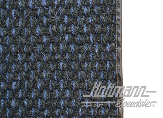 Floor mats, coco, -.57, blue/black                                                                  