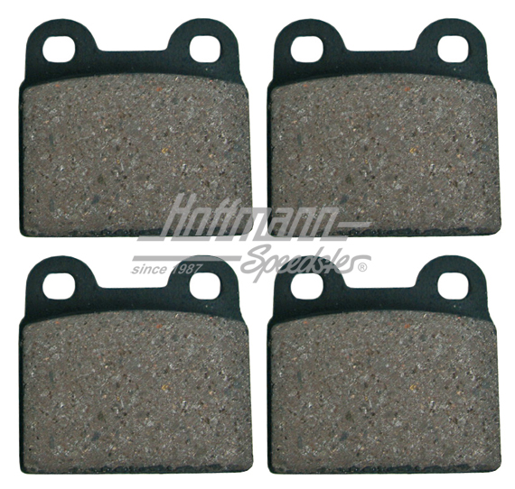 Brake pads, front, 8.71-7.72                                                                        