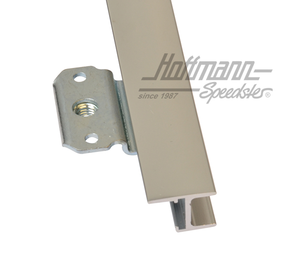 Vent window, complete, Bus T2, chromed, right                                                       