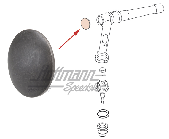 Cover, torsion arm, upper / lower, Bus T2                                                           