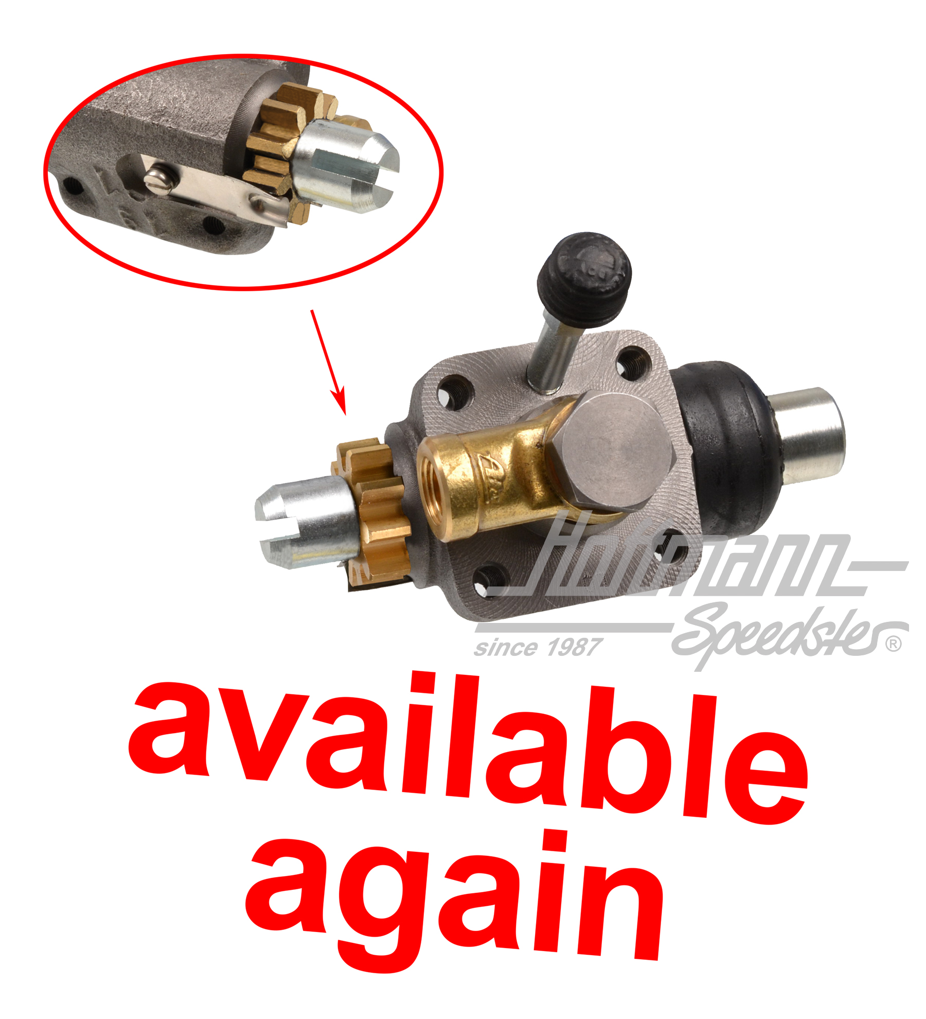 Wheel brake cylinder, top left/lower right, ATE | 695 351 511 00 | 510-2121-20