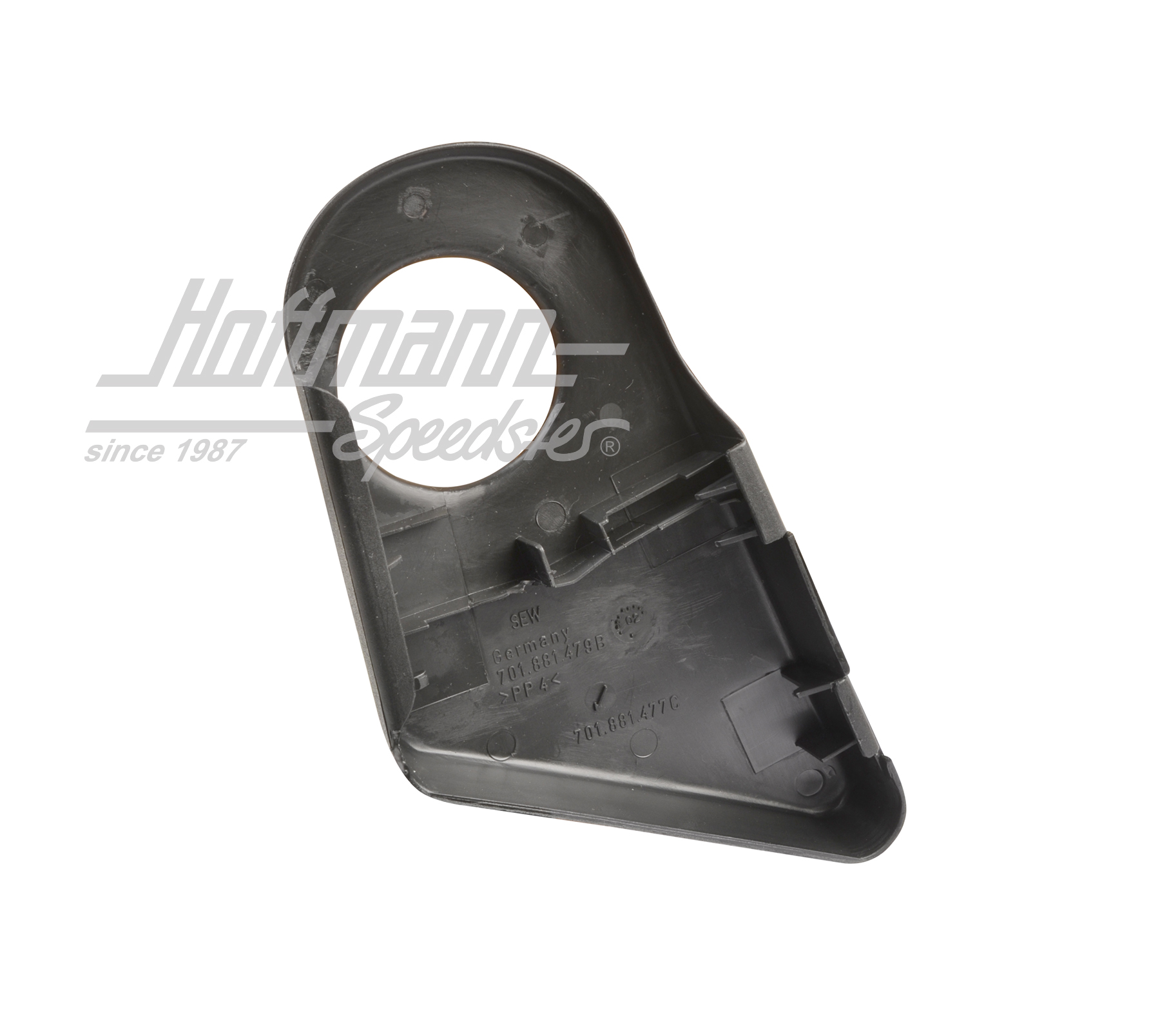 Cover, seat adjustment, with hole, 1.96-6.03, left                                                  