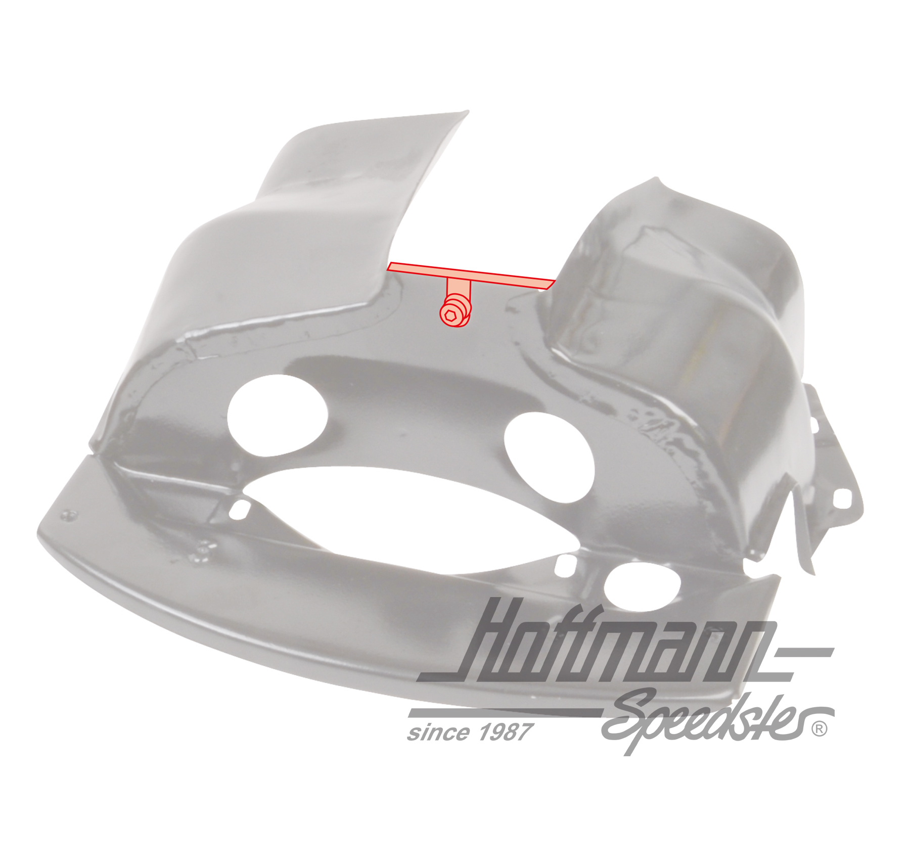 Spacer, blower housing and cylinder-head cover                                                      