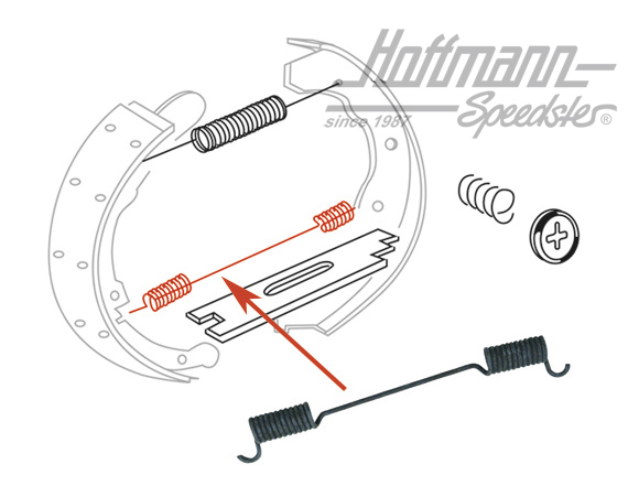 Spring, thick, front axle / rear axle, Bus T1/T2 | 211 609 301 B | 089-2670