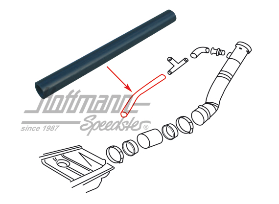 Venting hose, at fuel tank, 8.67- (22cm)                                                            