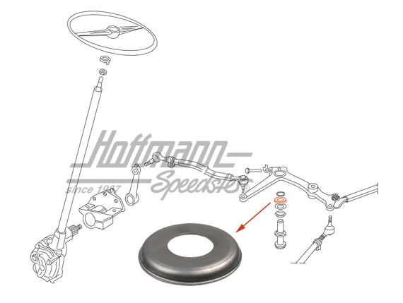Cap, pitman-arm shaft, Bus T1 | 211 415 755 A | 089-3055-12